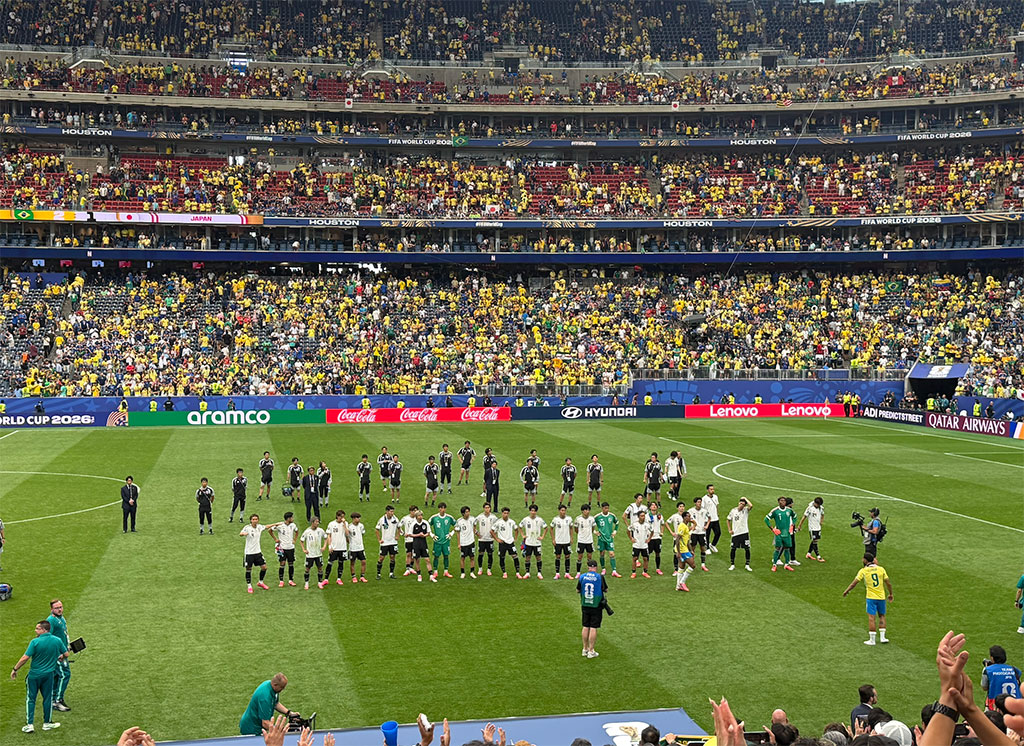 惜しくも敗れたブラジル戦。この数時間後からの打ち合わせは大変でした