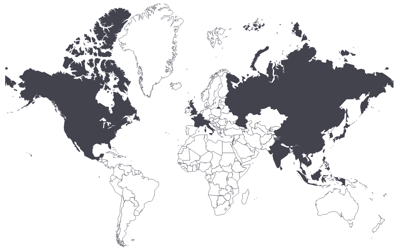 訪問国地図
